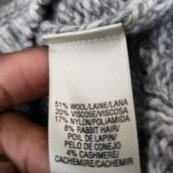 JUICY COUTURE grey knit pullover sweater small - Picture 5 of 9